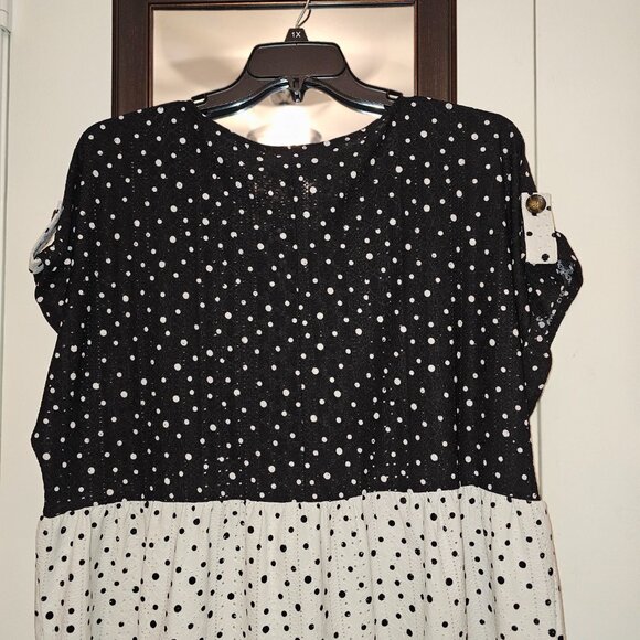 Belle by Belldini - Black and White Polka Dot CUTE!!! - Picture 2 of 5